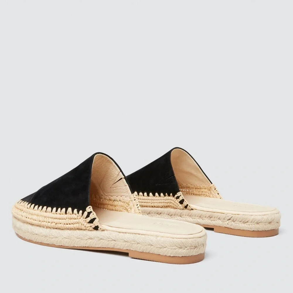 Seed Heritage Lou Flatform Mule in Null (Black)